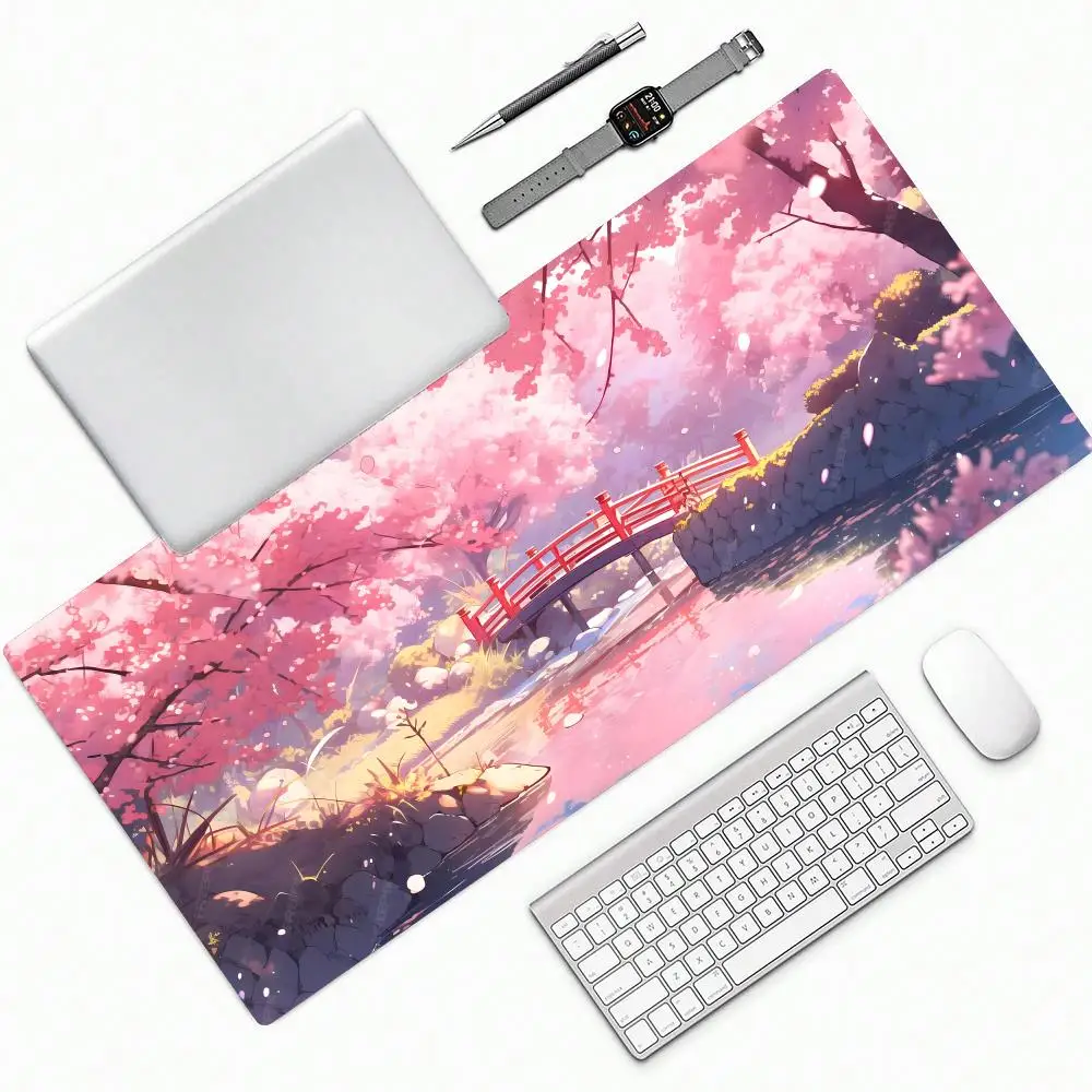 

Desk mat pad Mats for blossoms computers Table Japanese mat for work desk Desk mat XXL Mouse Mouse mat cherry large Pad