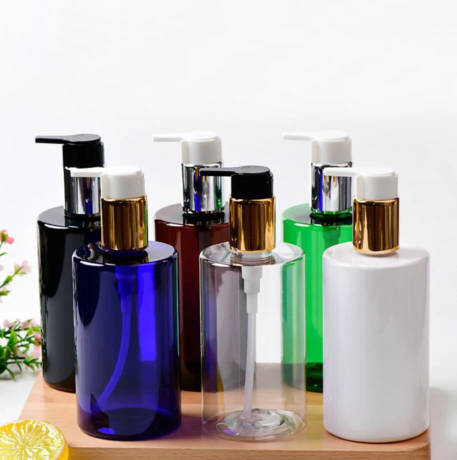 

250ML300ml Plastic PET bottle pump lotion/emulsion/foundation/serum/shampoo essence toner liquid skin care cosmetic packing