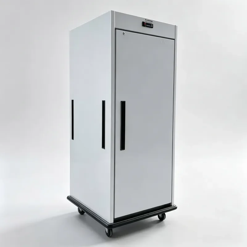 for 1 Door Air Cooled Fan Cooling Embedded Refrigerator Banquet Truck Mobile Catering Food Insulation Cabinet Commercial