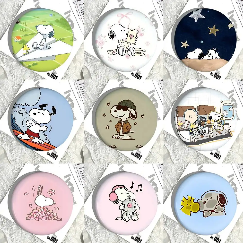 

Cute Cartoon S-Snoopys Badges Button PinsBrooch Creative Funny Quotes Badge Clothes Backpack Jewelry Gift For Kids Friends