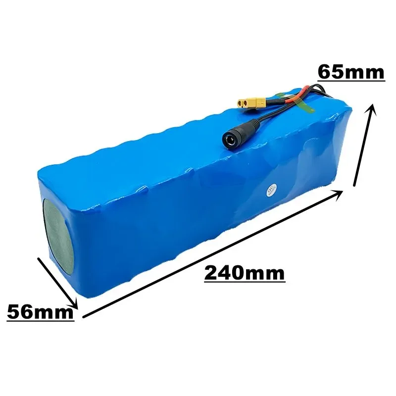 Lithium ion battery 48V connector 800W 13S3P XT6015000 mAh electric bicycle 54.6V battery+charger for sale