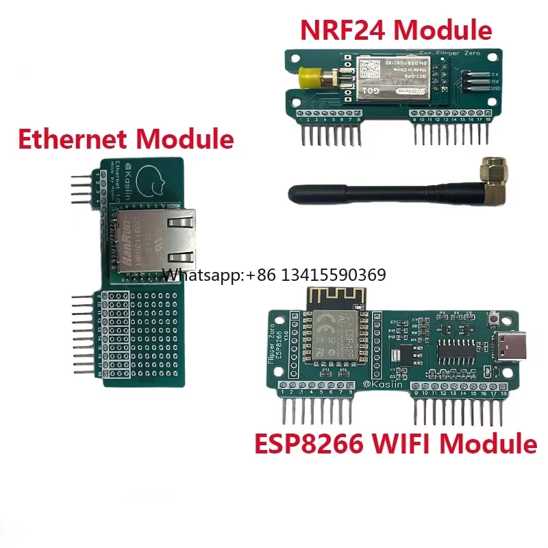 

Official Development Board for Flipper Zero Ethernet Modules WiFi Development Multiboard NRF24 GPS ESP8266 Air Mouse Module
