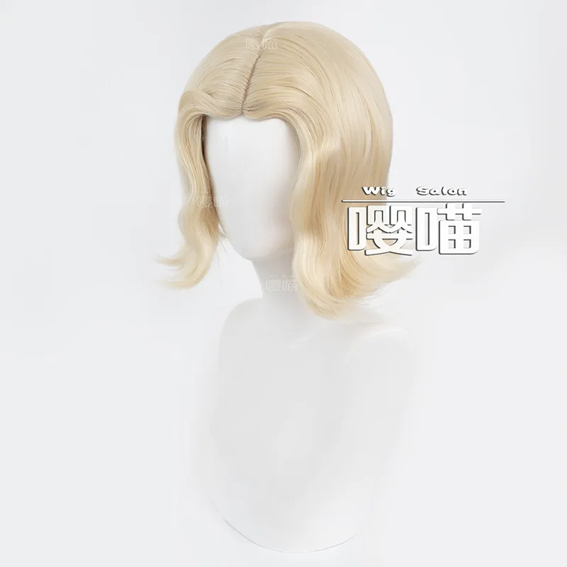 السيدة فارو إيفلين مورا شعر مستعار تأثيري لعبة الهوية الخامس مقاومة للحرارة شعر مستعار اصطناعي أنيمي هالوين حفلة تأثيري ازياء السيدة فارو الباروكات