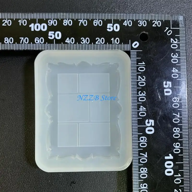 

T21F Handmade Photo Frames Making Silicone Mold Flexible Mold for Home Decors Gifts