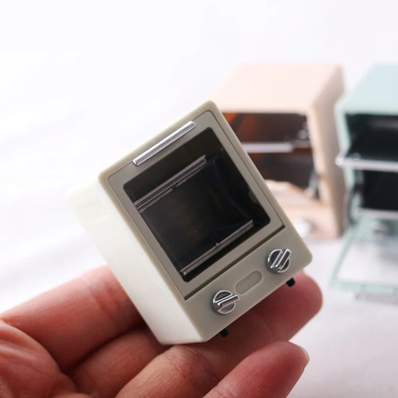 1PCS Dollhouse Miniature Kitchen Coffeemaker Electric Oven Microwave Oven Barbecue Machine Kitchen Electrical Model Pretend Toys