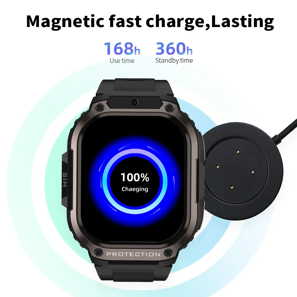 DM63 4G Ultra Smart Watch Series 9 Watch 8 App Download Gps Map Wifi 2G 3G Smart Watch Plug Card With Camera X8 Smartwatch