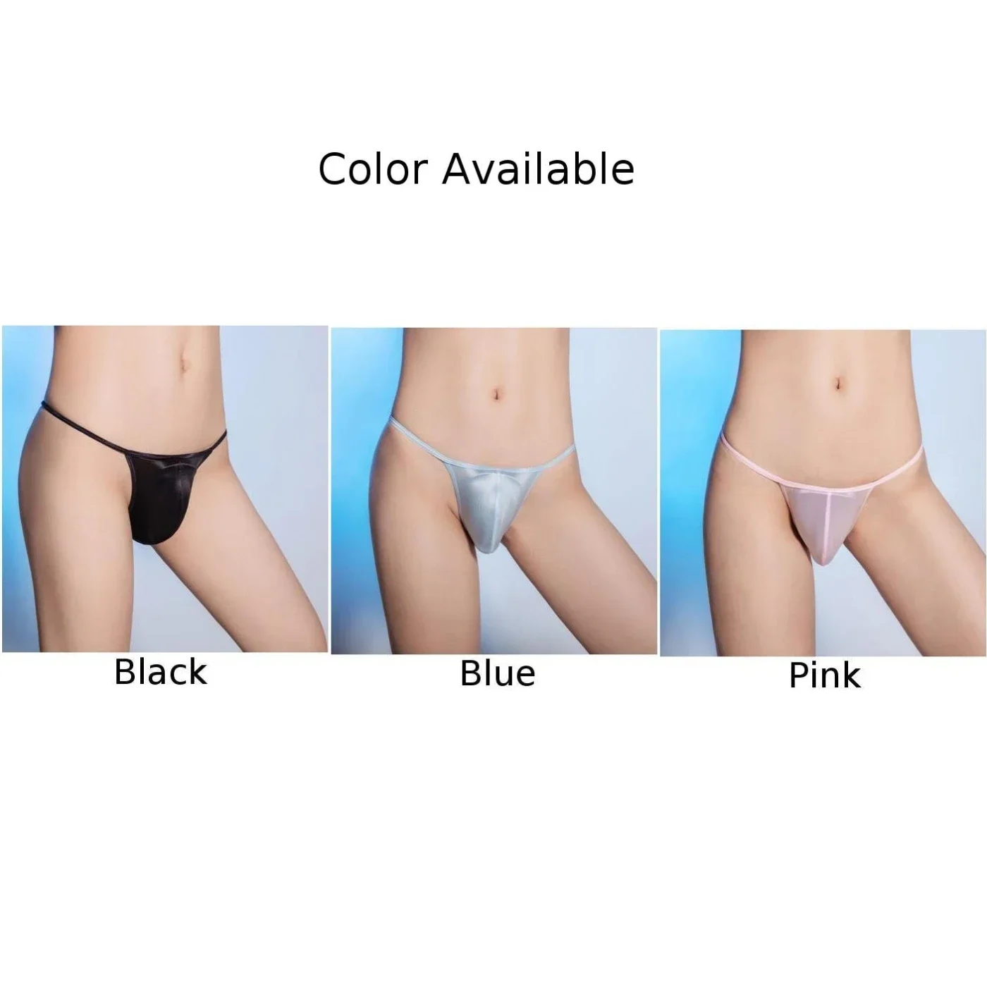 Men Sexy Ultra-thin Briefs Low Waist Thongs Jockstrap Bulge Pouch Panties Underwear G-string Cuecas Masculinas