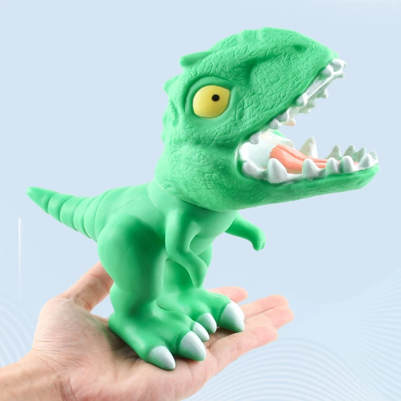 Borracha macia Dino Party Supplies Meia Stuffers Cestas Páscoa Brinquedos Sensoriais