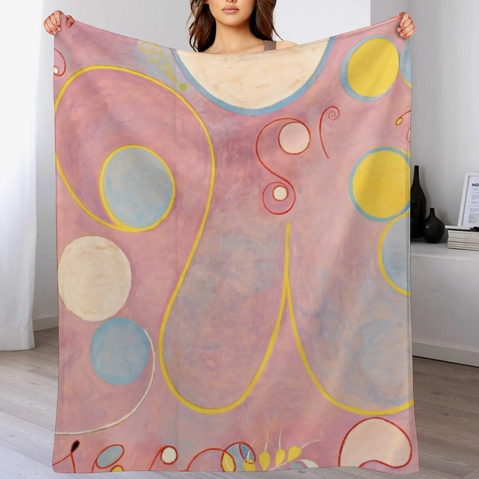 Hilma Af Klint - The Ten Largest, No. 08, Adulthood Group IV (1907) Throw Blanket Comforter manga Blankets