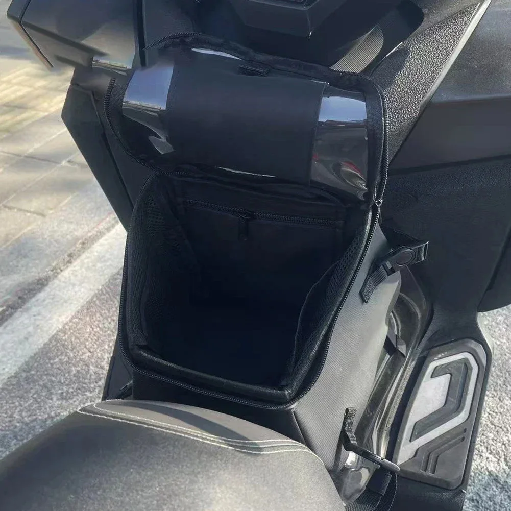 Fuel Tank Storage Solution for Honda ADV350 NSS350 Featuring Waterproof Nylon Construction and Touch-Responsive Viewing Area