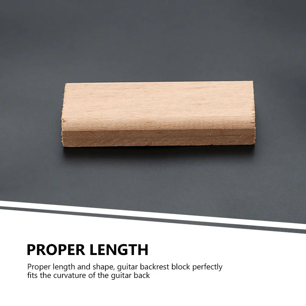 

Guitar Backrest Block Acoustic Making Kit Wooden Suite Accessories for Men Parts and Support Building Supplies