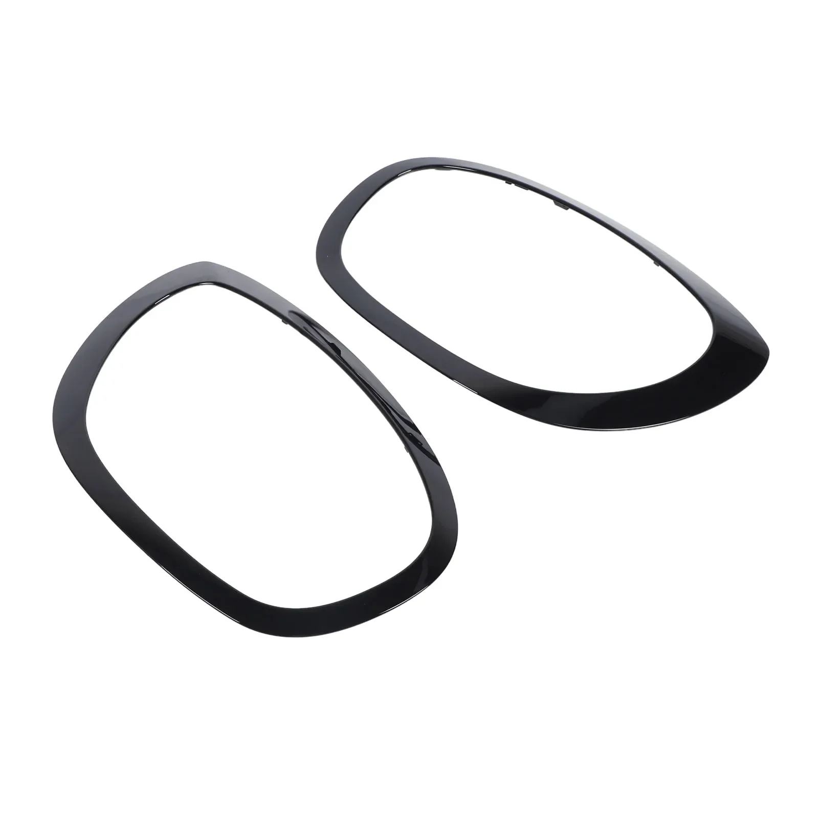 حلقة الكسوة الأمامية 1 زوج مقاومة للبهتان سهلة التركيب للمصابيح الأمامية غطاء حلقة الكسوة 51138739351 لـ Cooper F60 Countryma 2017 إلى 2021