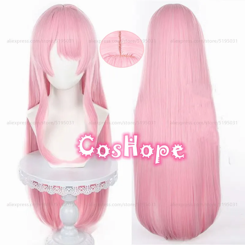 Anon Chihaya Cosplay Wig 85cm Long Straight Pink Wig Cosplay Anime Wigs Heat Resistant Synthetic Wigs