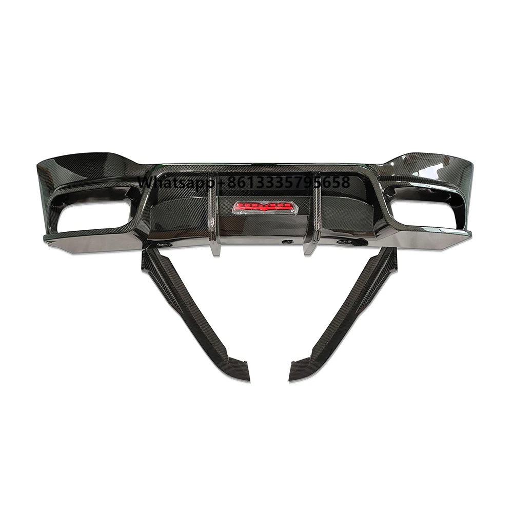 

High Quality Dry Carbon Fiber Universal Rear Bumper Lip Diffuser for for M5 F90 2018-2019 Car Spoiler