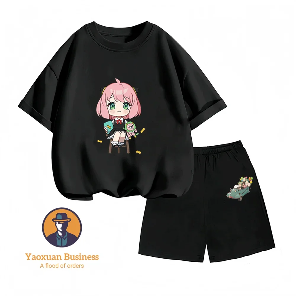 conjunto-de-duas-pecas-de-algodao-com-estampa-de-desenho-animado-spy×family-verao-2-14-anos-meninos-meninas-moda-venda-imperdivel-criancas