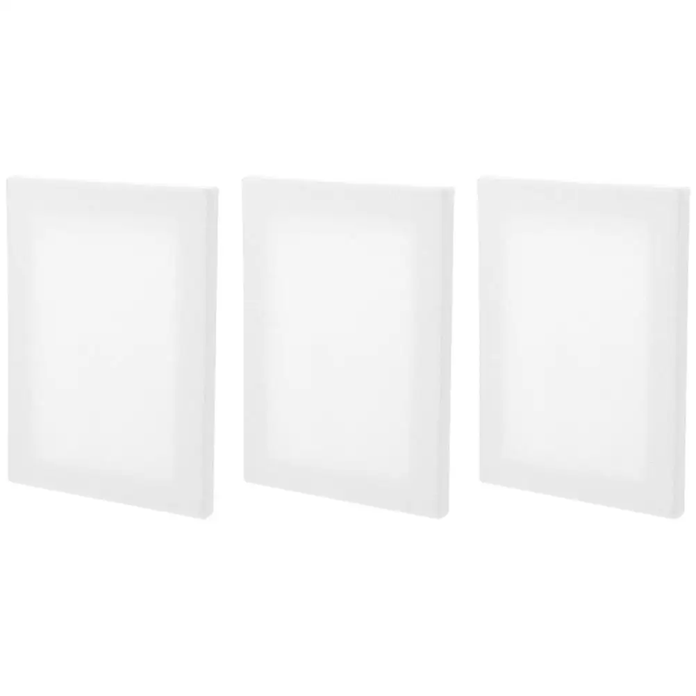 

3 Pcs White Wooden Canvas Board for Painting Bulk Canvases Acrylic Oil Panels Cloth Drawing Sketchpad Teaching Learning