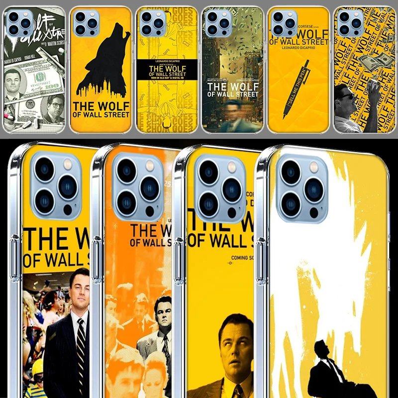 Capas de Celular do Filme O Lobo de Wall Street para iPhone 17E 16E 17 Air 16 Pro Max 15 Pro 14 Plus 11 13 12 Mini
