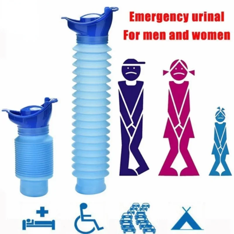 750ml Field Emergency New Design Women Urinal Outdoor Travel Camping Portable Female Urinal Soft Silicone Urination Device Stand