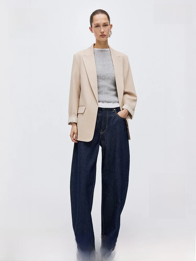 

H&M Women's Suiting Spring 2026 Casual Style Lenzing Blend Elegant Outerwear Comfortable Polyester Spandex Fiber