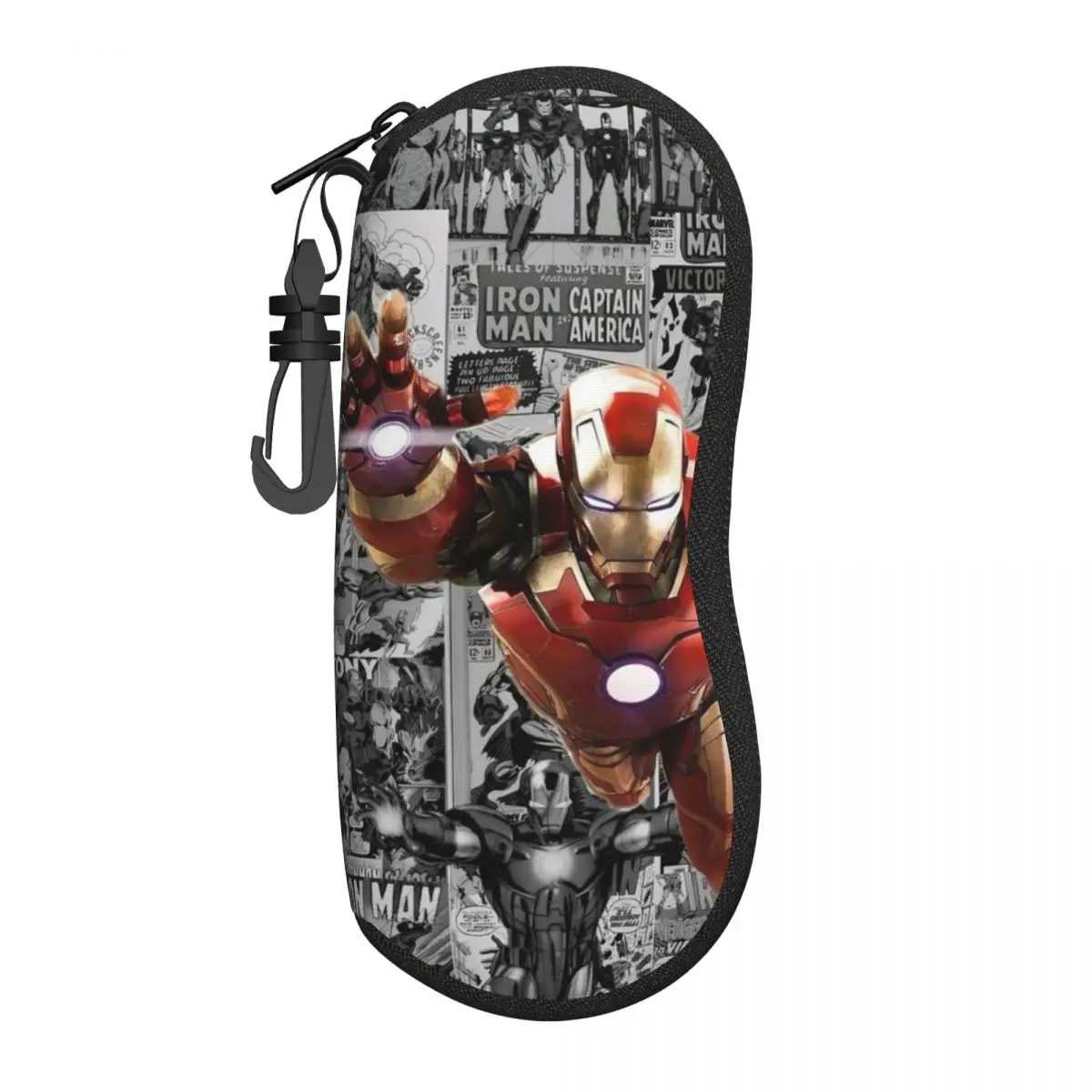 

The Avengers Portable Soft Shell Glasses Case - Lightweight, Travel-Friendly Eyewear Pouch with Easy-Access Design