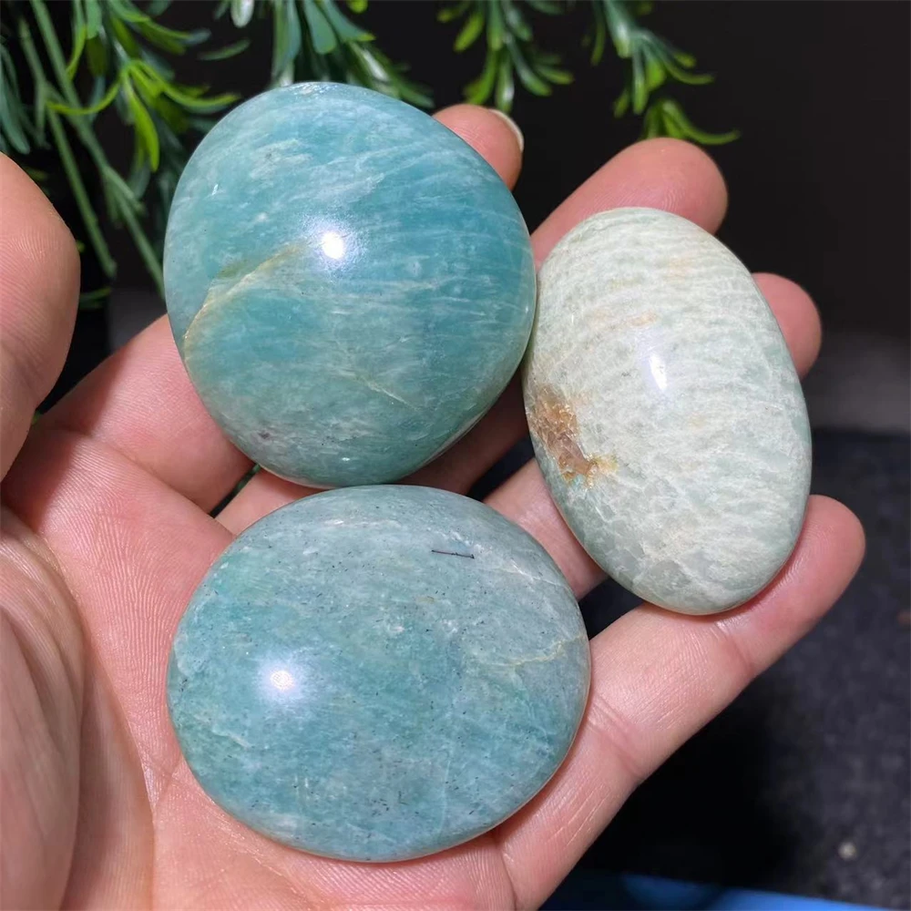 Amazonite  Natural Stones  Crystals Healing Palm Mineral Aquariums Meditation Energy Reiki Wicca Wichcraft House Room Decor