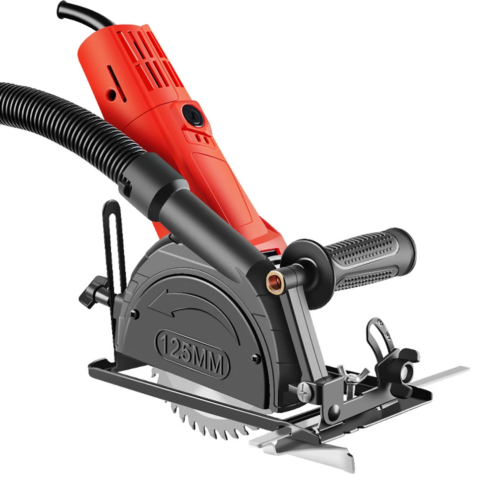 

Angle Grinder Holder Cutting Machine Slotting Base 45° Adjustable Angle Grinder Dust Cover Woodworking Table Tool