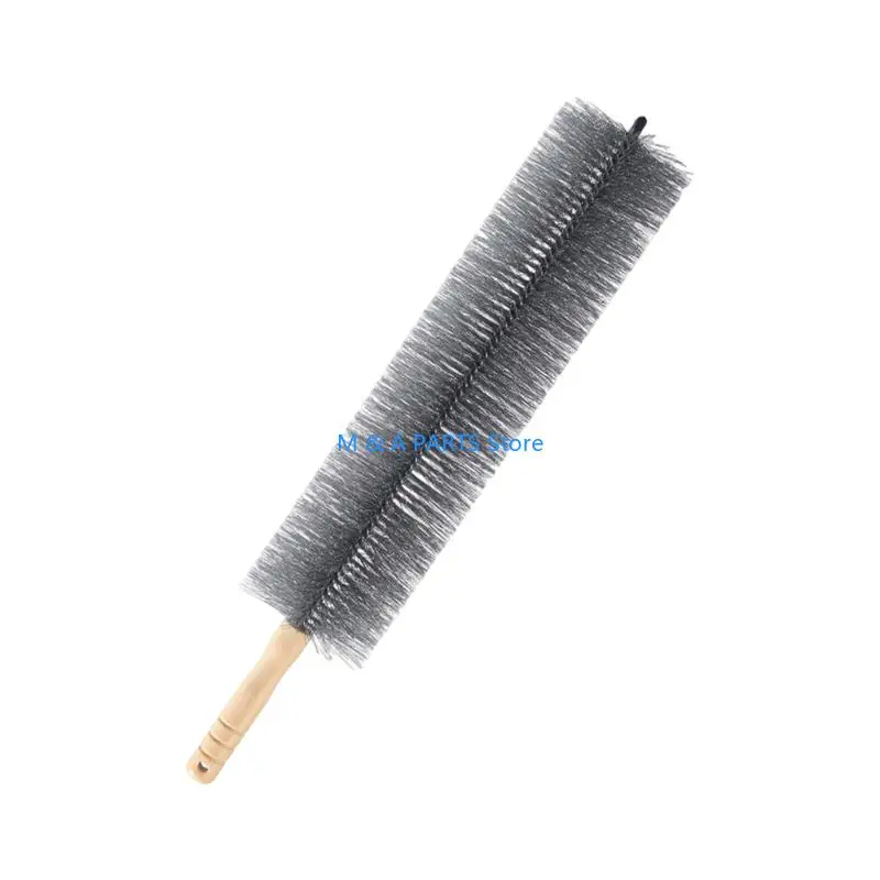 U1JF Fan Blade Dust Brush with Soft Microfiber Head for Narrow Spaces
