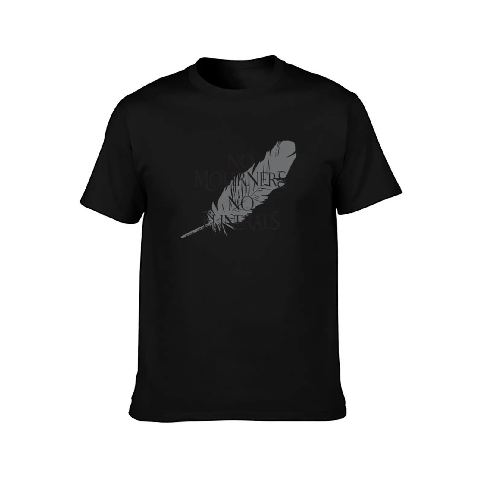 No Mourners No Funerals T-Shirt Summer Casual Cotton Tee Oversized Streetwear Tops Vintage Graphic Print Unisex Men Women
