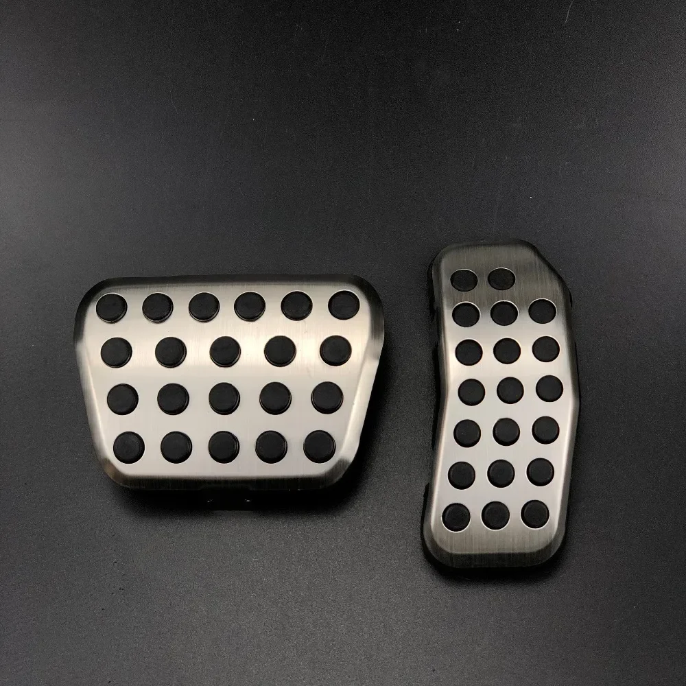 Car accessories Stainless steel  Pedal Pads Cover Case For Ford Fiesta Ecosport Covers for Mazda 2 2007-2014