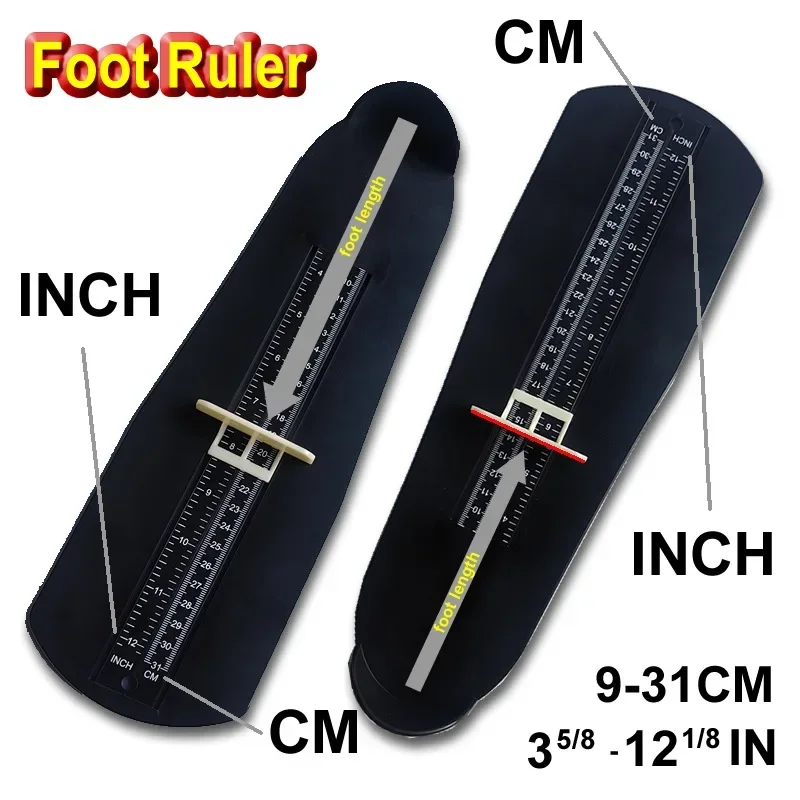 High quality foot measuring device,compatible with both left and right feet,with clear scales, used for infants,children,adults