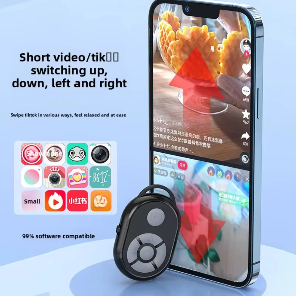 Universal for TikTok iPhone Xiaomi Redmi Samsung Mobile Phone Selfie Stick Bluetooth Remote Control  Camera Controller
