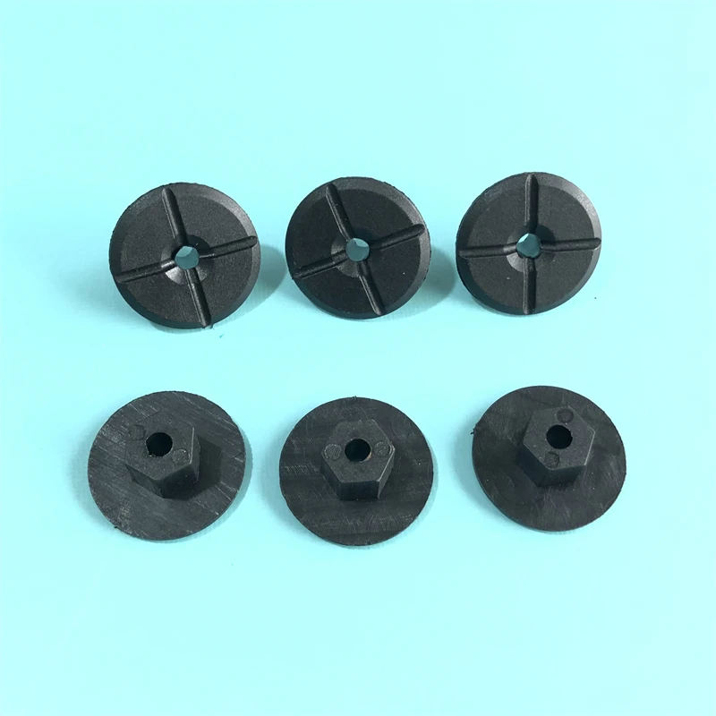 30Pcs 4mm Car Fender For Mercedes Benz Flares Mud Flaps Splash Guard Wheel Arch Bumper Panel Fastener Clip Unthreaded Nuts