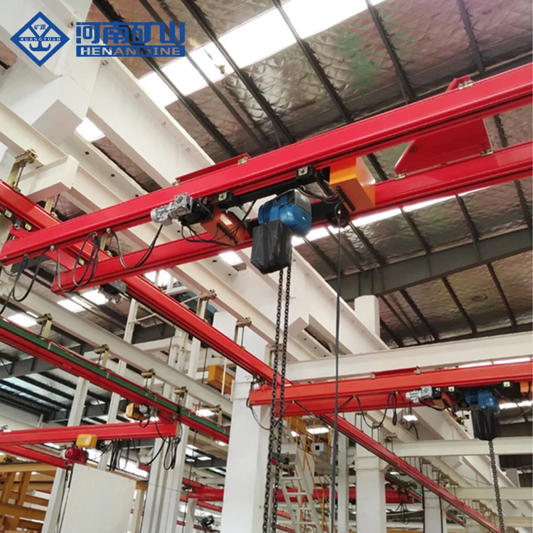 Light Monorail Hoist Rail Crane 500kg 1 Ton 1.5 Ton Flexible Crane