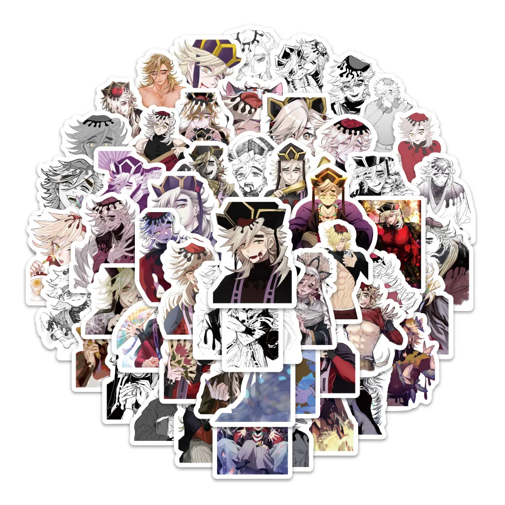 100 Demon Slayer Anime Stickers, Waterproof Anime Stickers, Twelve Demon Moon Villain Decorative Stickers, Kamado, Akaza, Demon Dance Demon Mujo Character Stickers, Suitable for Planners, Laptops, Water Bottles, Diaries, Phone Cases, an Exclusive Gift for Demon Slayer Fans