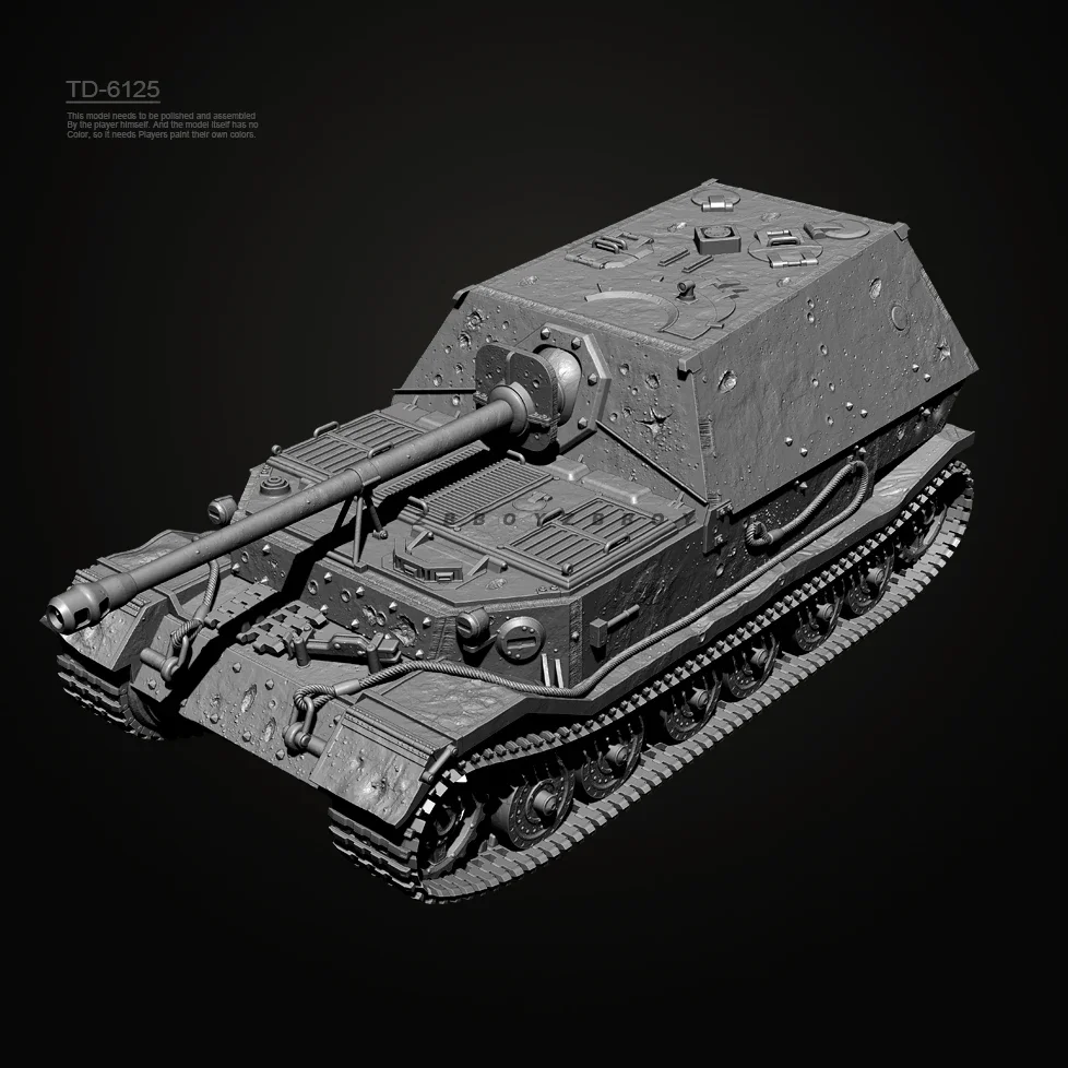 H 65mm 50mm 35mm Resin model kits figure colorless and self-assembled (Tank) TD-6125/3D