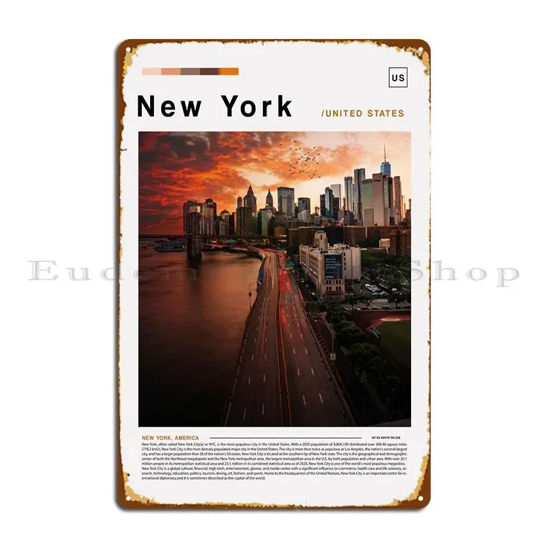 المناظر الطبيعية علامة معدنية خمر جدار ديكور نادي تخصيص تصميم تين تسجيل ملصق