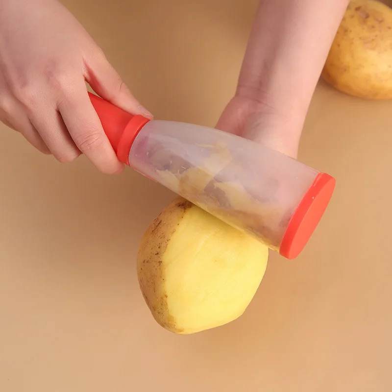

Multifunctional Kitchen Tool Stainless Steel Fruit and Vegetable Peeler Kitchen Gadget Plastic PP Potato Carrot Peeler for Home