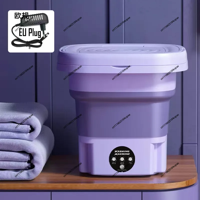Folding Washing Machine Mini Student Dormitory Underwear Socks Small Washing Machine Portable Laundry Bucket Gifts