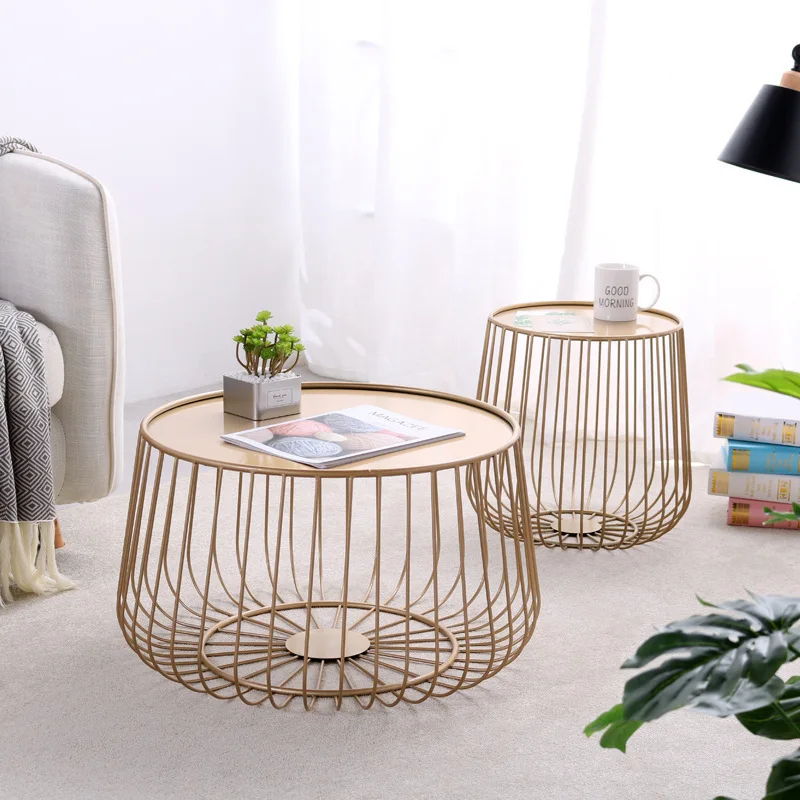 Central Coffee Table Living Room Furniture Italian Round Coffee Shop Side  Table Nordic Living Room Design Basket T