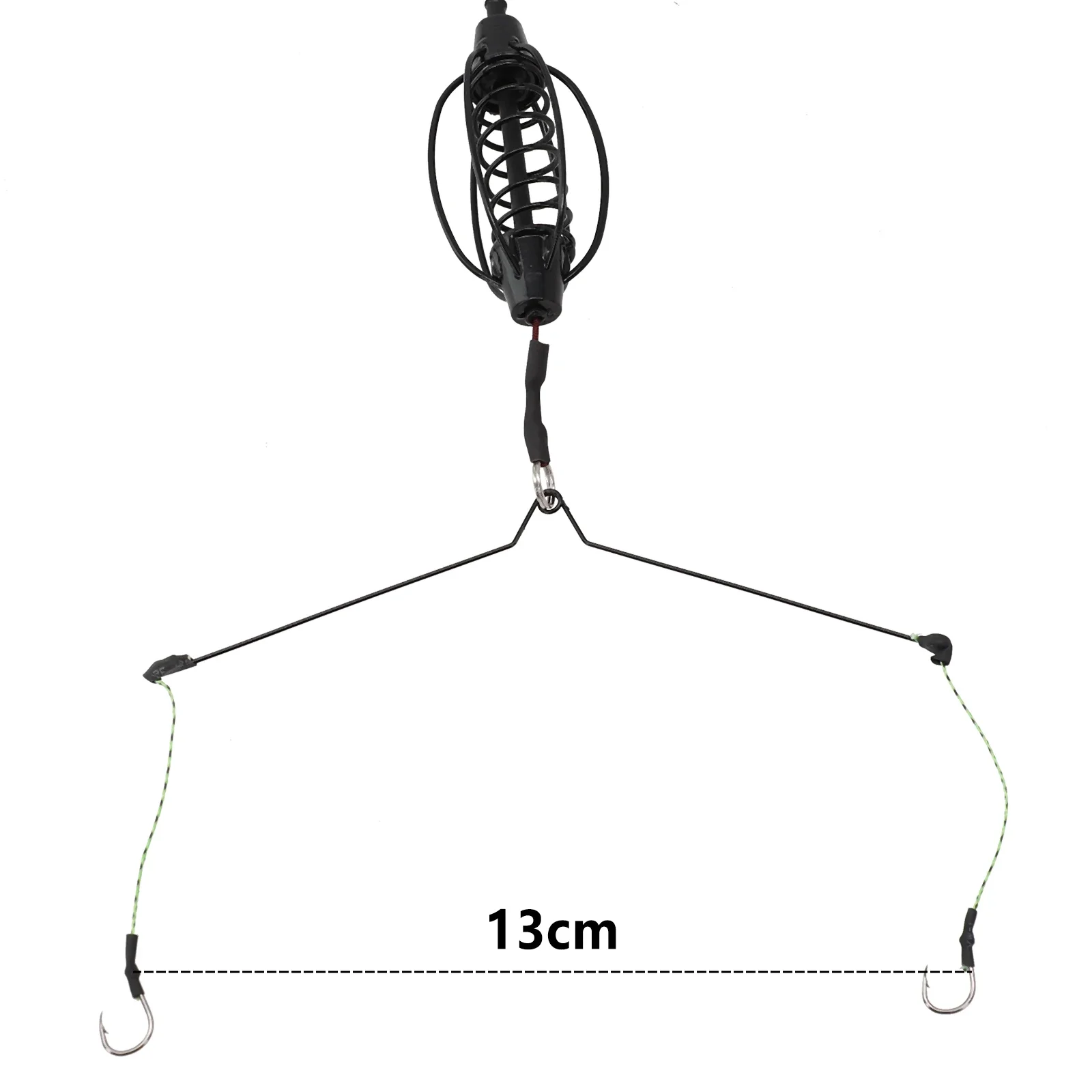 Hook Rig Set Bait Cage Fish Tackle Hook Rig Set Feeders Increase Throw Weight 15g/20g/25g/30g/35g/40g Bait Feeder