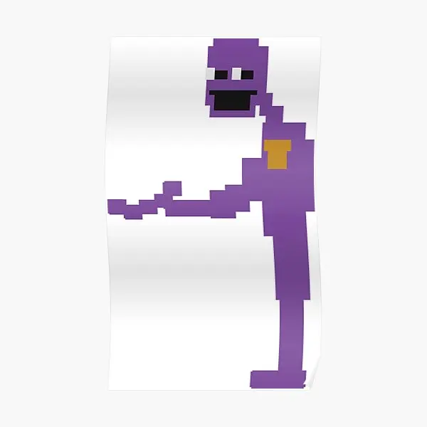 Purple Guy The Man Behind The Slaughter  Poster Funny Art Picture Decor Mural Modern Vintage Wall Print Home Room No Frame