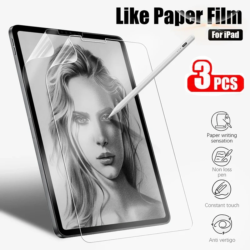 Paper Feel Film For Apple iPad 10th generation Air 5 4 10.9 Tablet Screen Protector for mini 6 Ipad 10.2 9th 8th 7th Pro 11 12.9