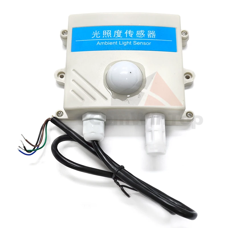 Light Sensor 0-10V 0-5V 4-20mA RS485 200000Lux 65535Lux Industrial Intensity Illumination Acquisition Transmitter