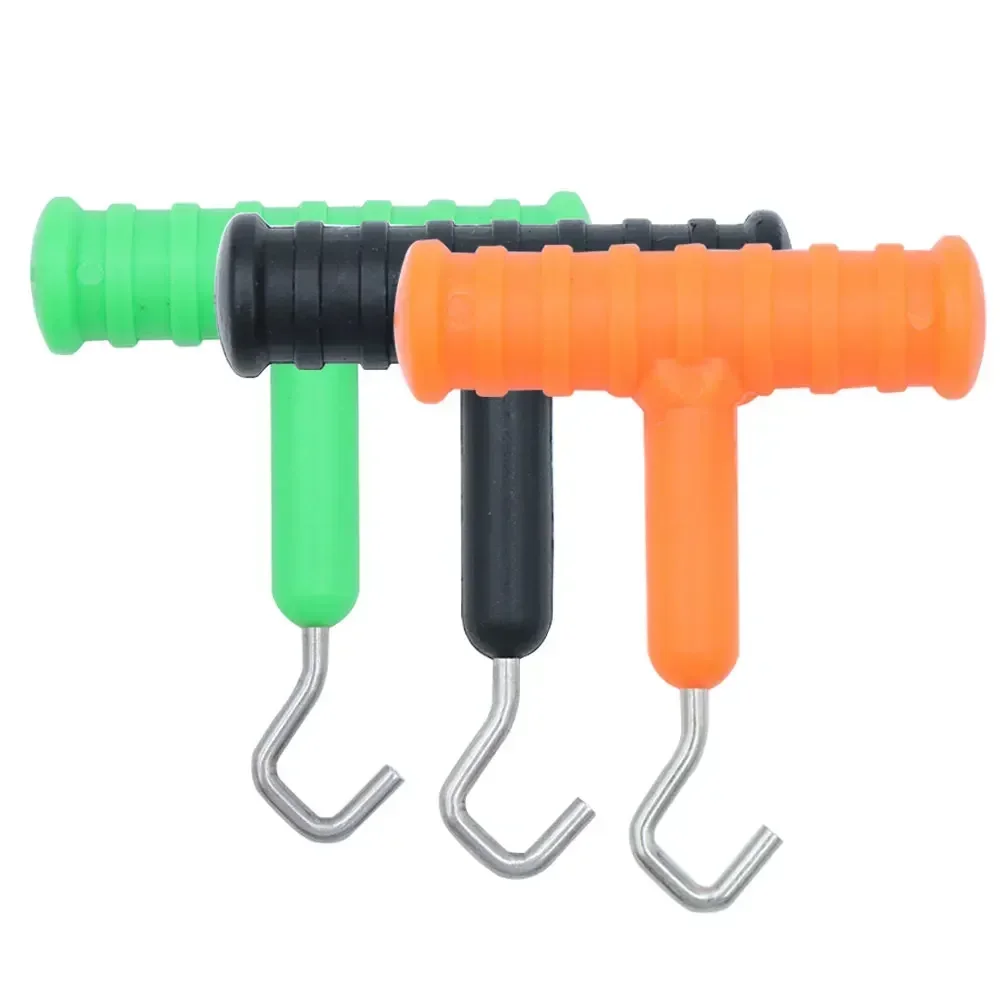 2pcs Carp Fishing Tools Hair Rig Making Puller Knot Tool for Fishing Hooklink Knotting Equipment with Hook Accessories Tackle