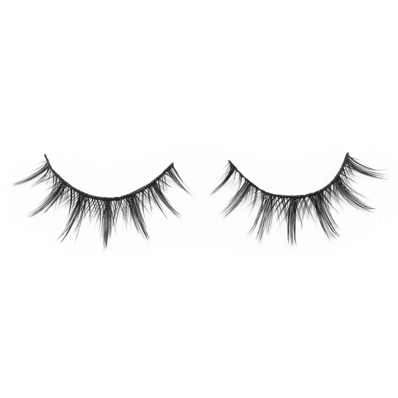 5 Pairs Eyelashes Manga Lashes Natural False Natural short Transparent Terrier Lashes Clear Band Soft Eyelashes Extension Makeup