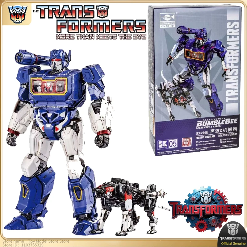 Transformador TF-6 Soundwave Ravage Original en stock, modelo de ensamblaje, serie de estudio, modelo ensamblado móvil, coleccionismo de pasatiempos