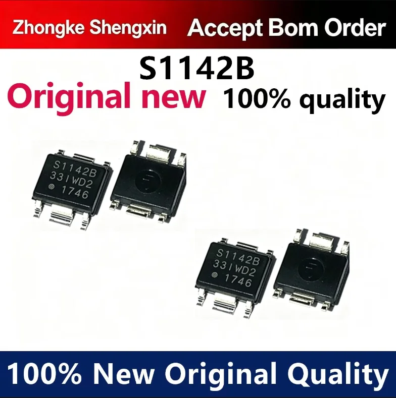 （5pcs-100pcs）Imported original patch S-1142B33I-E6T1U SOP-6 low dropout CMOS regulator S1142B33I