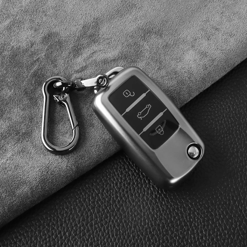 

TPU Car Key Case Cover for VW Volkswagen Polo Tiguan Passat B5 B6 B7 Golf 4 5 6 MK6 Jetta Lavida For Skoda Octavia Accessories