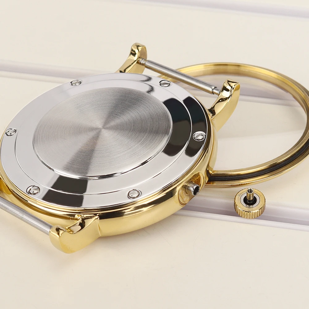 40-mm-Uhrengehäuse in hoher Qualität mit gewölbtem Saphirglas für ETA 2824 PT5000 Automatikwerk, DIY-Zubehörteil für 2824-Gehäuse – Detail 5