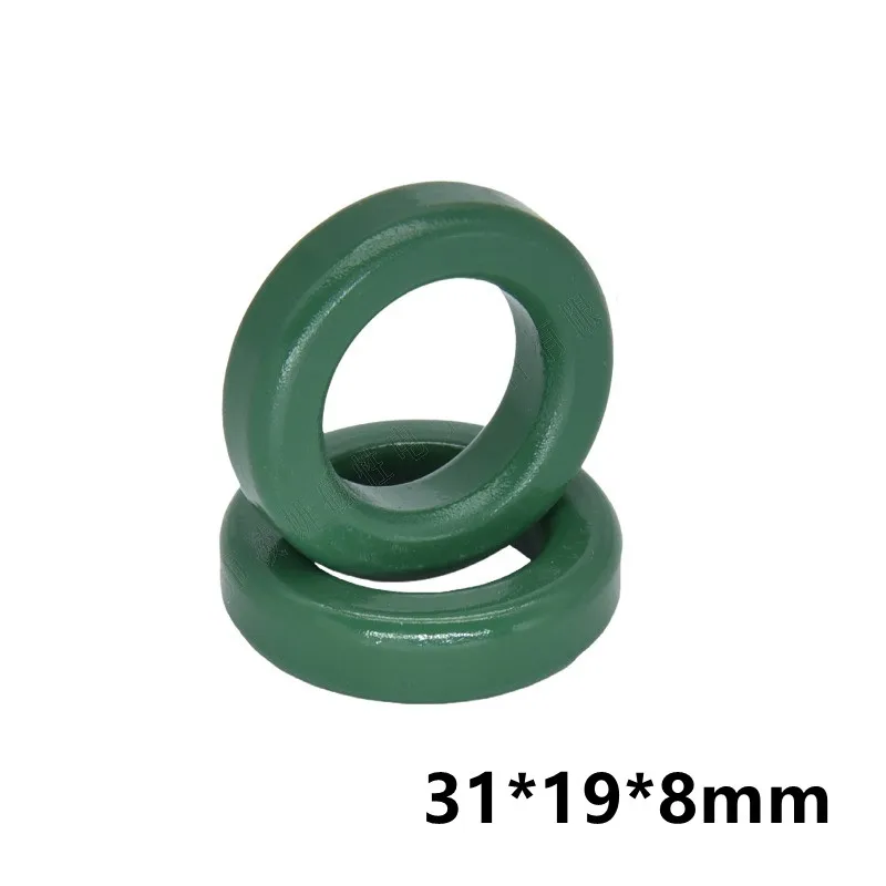 1pcs Mn-Zn High Conductivity Green Ferrite Core Ring 31*19*8mm anti-interference Filter Inductor 31x19x8 mm